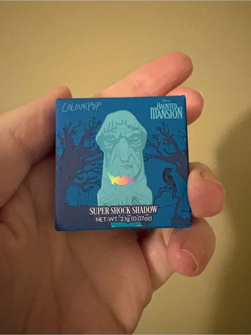 Haunted Mansion Colourpop Frightful Deep Blue Eyeshadow